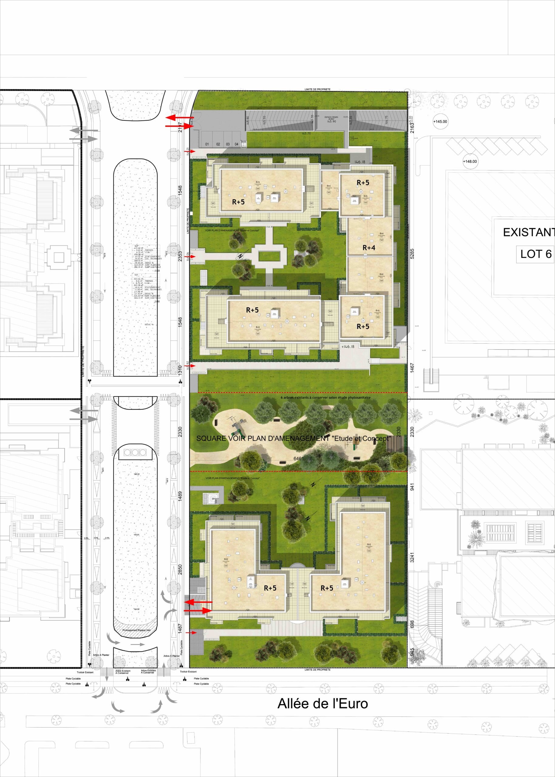 Z:AFFAIRES JFA�78 OBERHAUSBERGEN MARIGNAN 02�7 PCMPLANS�1 - OBER - Plan de masse - PCM Présentation1 (1)